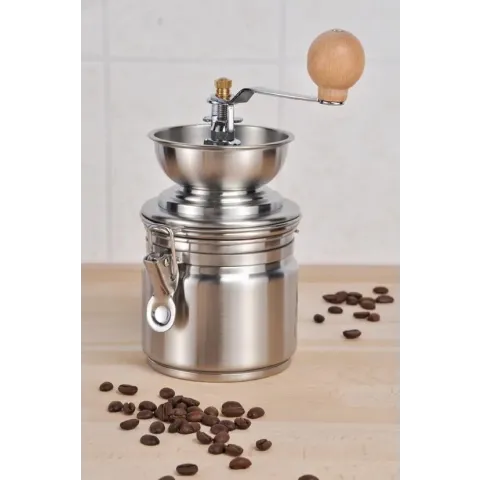 Haushalt 14056 - Handmatige koffiemolen - RVS - 9.5 x 22 cm