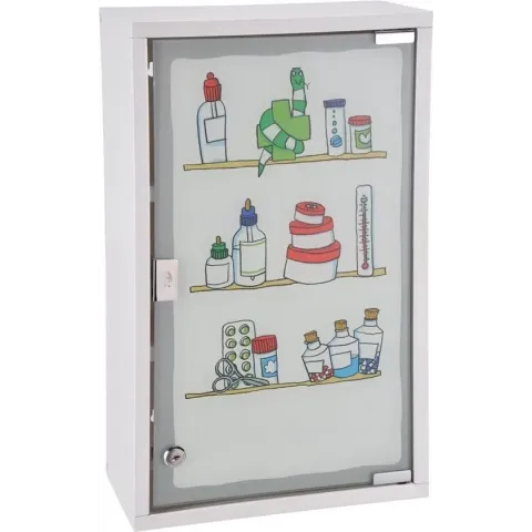 Haushalt 33283 - Medicijnkast - staal met opdruk