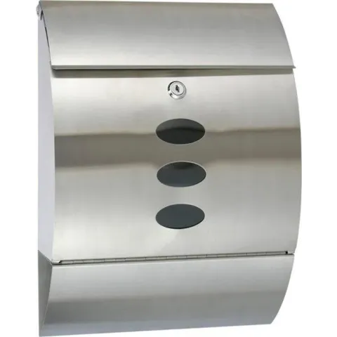 Haushalt 60117 - Brievenbus - met krantencompartiment - RVS