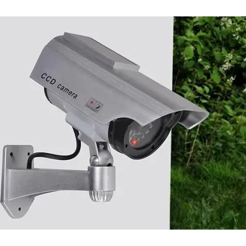 Haushalt 70306 Solar dummy beveiligingscamera - LED-camera - incl. muurbevestiging