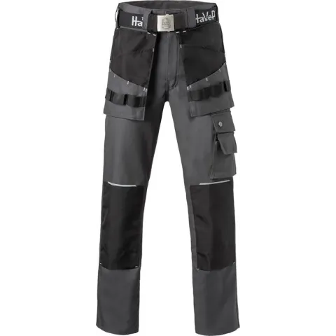 HaVeP Worker.pro 8730 Werkbroek - Maat 52 - Grijs