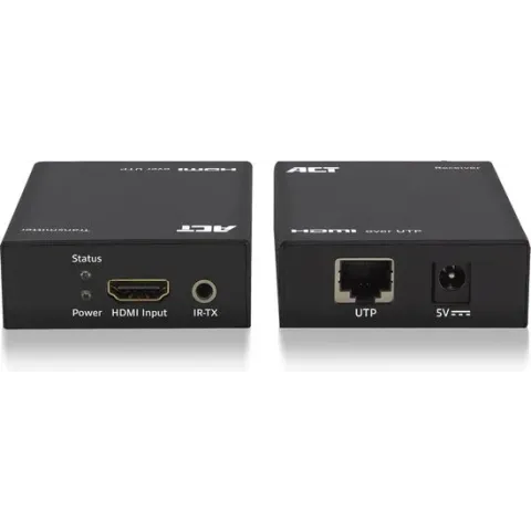 HDMI Extender set via een enkele UTP kabel, max. 60m, met IR-set - AC7810