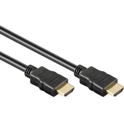 HDMI-Kabel MediaRange 1.4 Gold Connector,1,5m,black,Ethernet