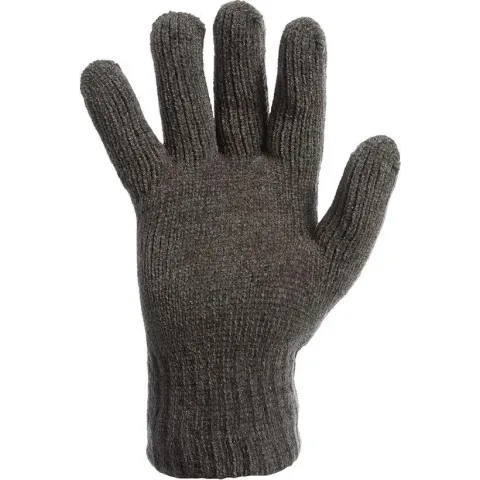 Heat Keeper Chenille dames thermo handschoenen grijs  - One size
