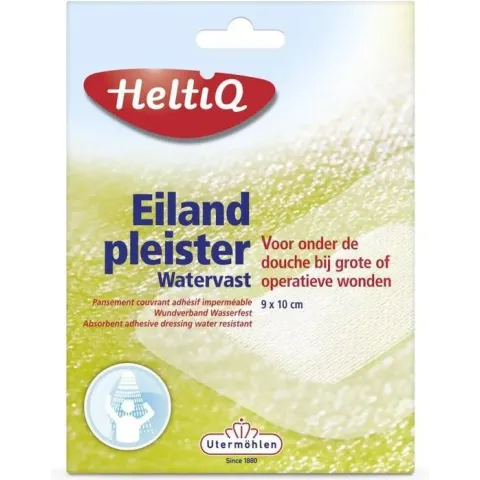 Heltiq Watervast - 9 x 10 cm - 4 stuks - Pleisters