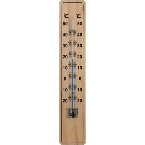 Hendrik Jan - Buitenthermometer - Min/Max - Beukenhout - 20 cm