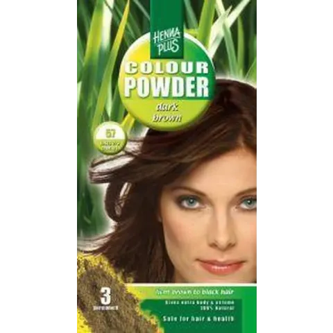 Hennaplus Coloured Poeder - Brown 58 - Haarverf