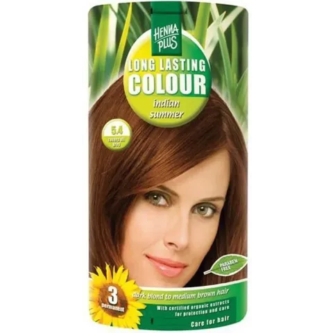 Hennaplus Long Lasting Colours 5.4 Indian Summer - Haarverf