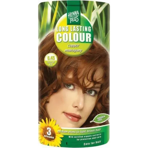 Hennaplus Long Lasting Colours 8.4 Copper Blond - Haarverf