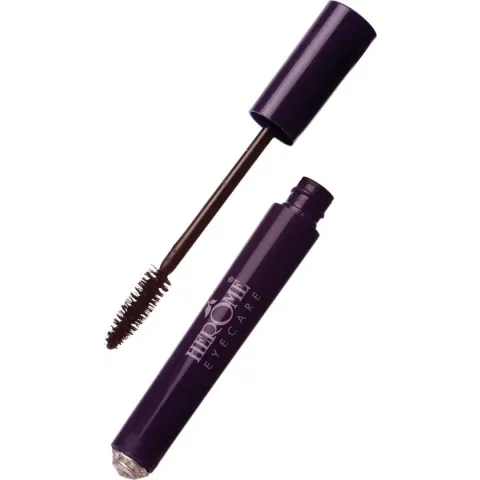 Herome Brilliant Mascara Chocolate Brown - Verzorgende Chocoladebruine Mascara - Verrijkt met Vitamine E, Bamboe en Rijstolie