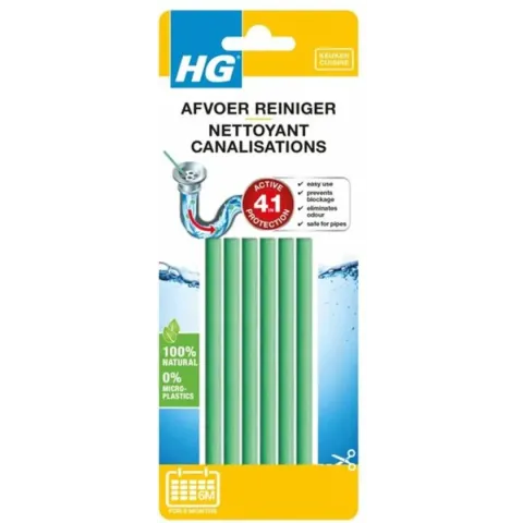 HG Afvoerreiniger Sticks 6 stuks