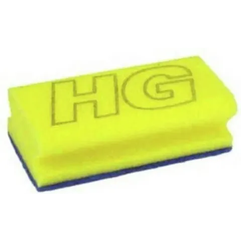 HG sanitairspons blauw/geel - 1st. - licht schurende werking