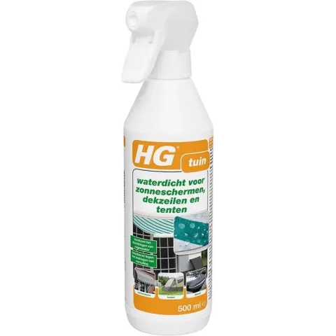HG waterdicht voor zonneschermen, dekzeilen en tenten