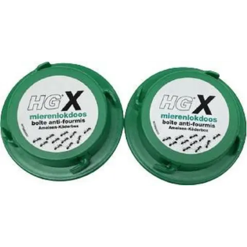 HGX mierenlokdoos - 2 stuks - effectieve bestrijdingsmiddel