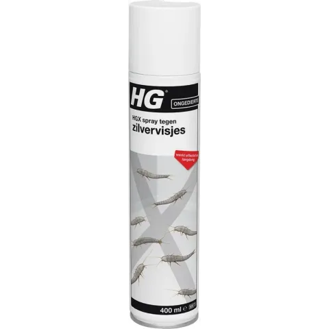 HGX spray tegen zilvervisjes - 400ml - bestrijdingsmiddel
