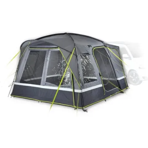 High Peak bustent Tour 2.0, koepel bustent vrijstaand, 2,30m stahoogte, aanbouwhoogte 180 -240cm variabel met ritssluiting, 4000 mm waterdicht