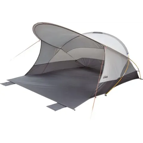 High Peak Cordoba 80 - Beach Shelter - Aluminium/Donkergrijs