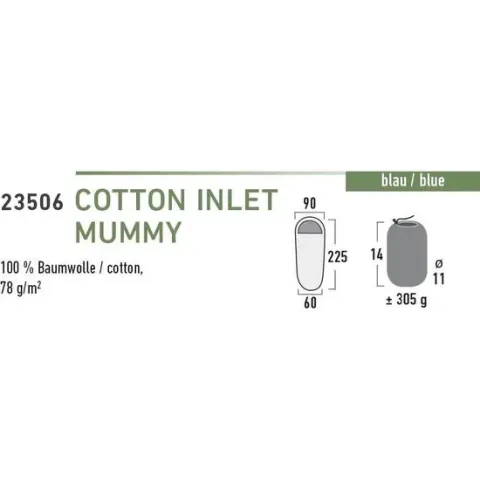 High Peak Enna Lakenzak - Blauw