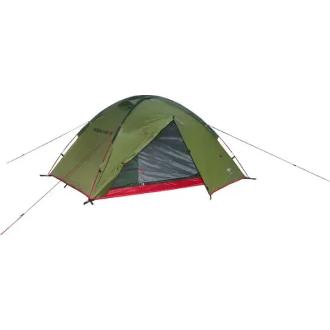 High Peak koepeltent Woodpecker 3, trekking tent 3 personen, 2,9 kg, aluminium stokken, 3000 mm waterdicht