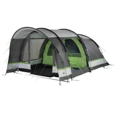 High Peak tunneltent Brixen 4.0, 4 persoons, 1,9 m stahoogte, 4.000 mm waterdicht, verduisterde binnentent