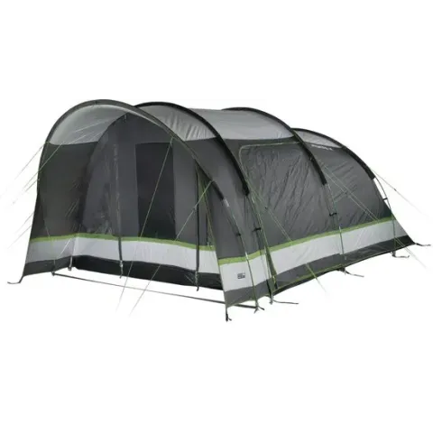 High Peak tunneltent Brixen 5.0, 5 persoons, 2,0 m stahoogte, 4.000 mm waterdicht, verduisterde binnentent