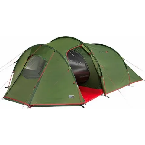High Peak Tunneltent Goshawk 4.0 400 X 230 X 140 Cm - Groen - 4 Persoons