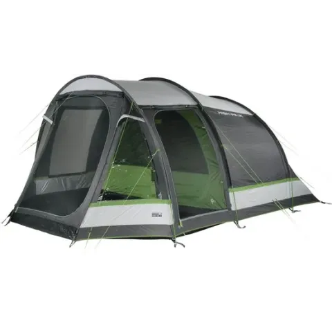 High Peak tunneltent Meran 5.0, 5 persoons, met 2,0 m stahoogte, 4.000 mm waterdicht, verduisterde binnentent
