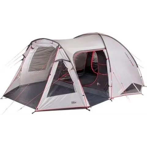 High Peak Zelt Amora 5.0 5P | 11576 - Grijs - 5 Persoons