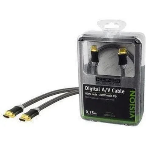 High Speed HDMI kabel 0,75 m