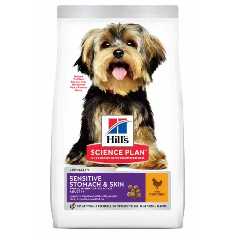 Hill's Canine Adult Sensitive Stomach & Skin Small & Mini - Hondenvoer - Kip 1.5 kg