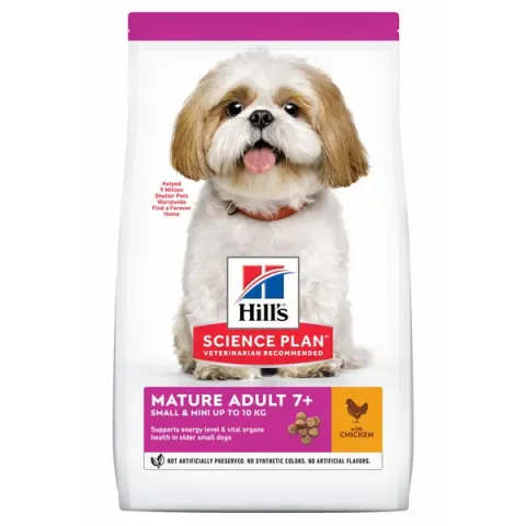 Hill&apos;s Canine Mature Adult Small & Mini Kip - Hondenvoer - 6 kg