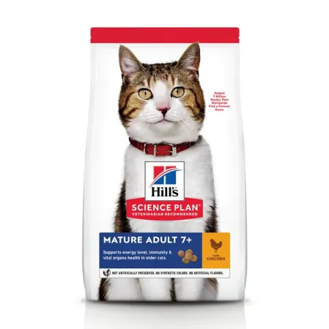 Hill's Feline Mature Adult Kip - Kattenvoer - 3 kg