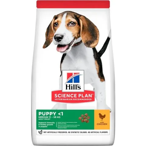 Hill's Canine Puppy Medium Kip - Hondenvoer - 2.5 kg