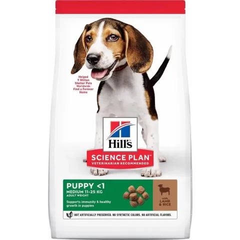 Hill's Canine Puppy Medium Lam&Rijst - Hondenvoer - 2.5 kg