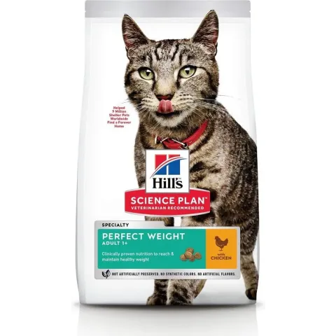 Hills Science Plan Perfect Weight - Kattenvoer - 1,5 kg