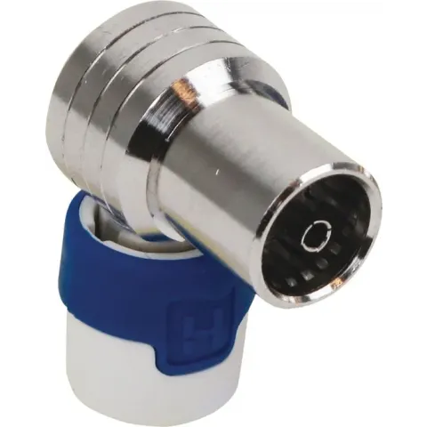 Hirschmann KOKWI 5 Coax IEC (v) push-on connector / haaks