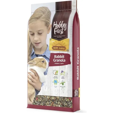 Hobbyfirst Hope Farms Rabbit Granola - Konijnenvoer - 10 kg