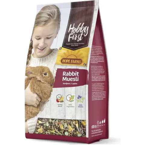 Hobbyfirst Hope Farms Rabbit Muesli - Konijnenvoer - 2.5 kg