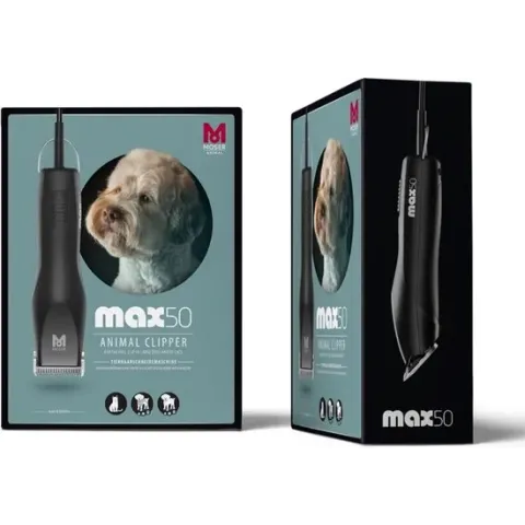 Hondentondeuse Moser Max 50 Zwart 1 Speed