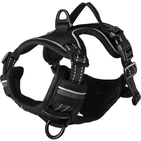 Hondentuig Balou Black - Zwart - 40 - 55 cm x 20 mm