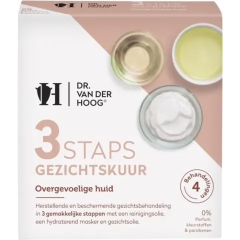 Hoog 3stapsgezichtskuur Hypoallergeen