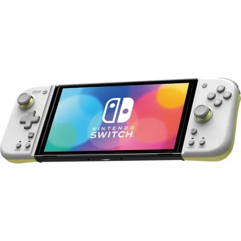Hori Split Pad Pro Compact - Switch Controller - Licht Grijs/Geel - Nintendo Switch/Switch OLED