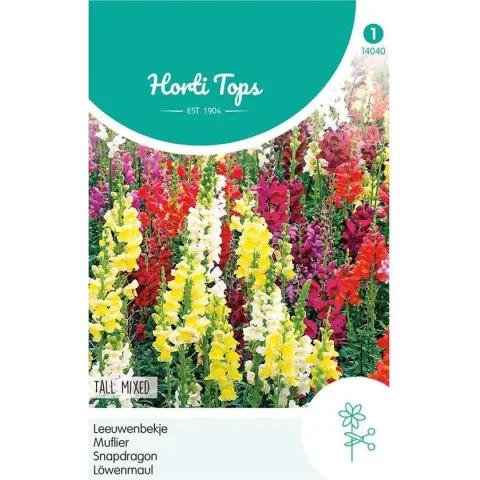 Hortitops zaden - Antirrhinum Majus Maximum Bloemzaad - Leeuwenbekje - Gemengd