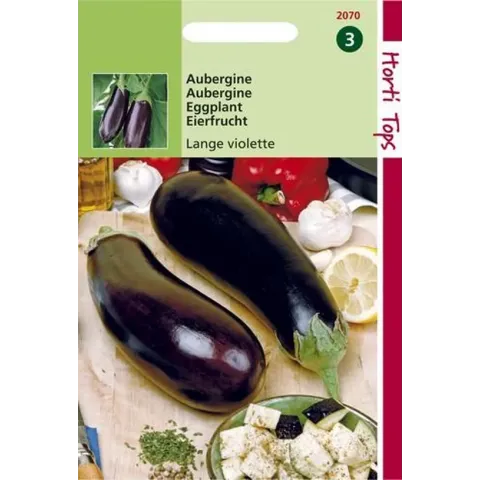 Hortitops Zaden - Aubergine Halflange Violette