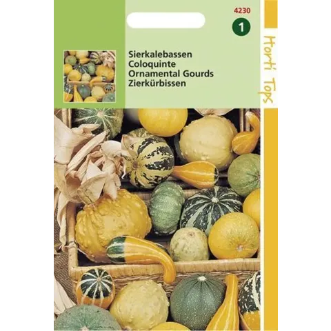Hortitops Zaden - Cucurbita Pepo, Sierkalebas Kleinvr. Gem.