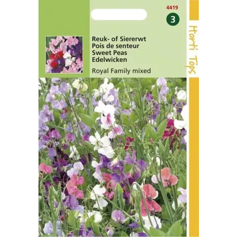 Hortitops Zaden - Lathyrus odoratus Royal Family gemengd