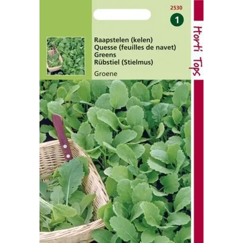 Hortitops Zaden - Raapstelen Groene