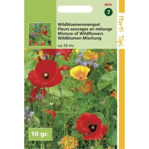 Hortitops Zaden - Wildbloemenmengsel 10 Gram