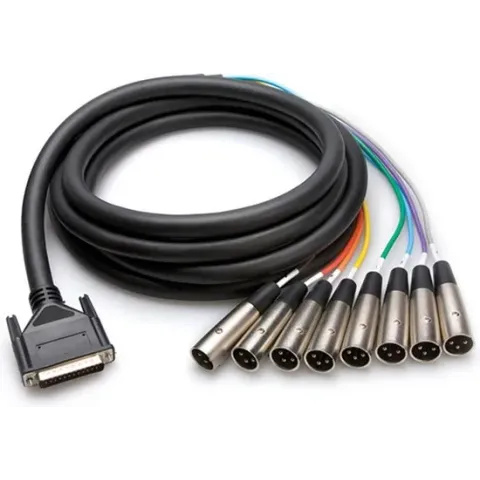 Hosa DTM-803 - Balanced Snake - DB25 to XLR3M 3 m