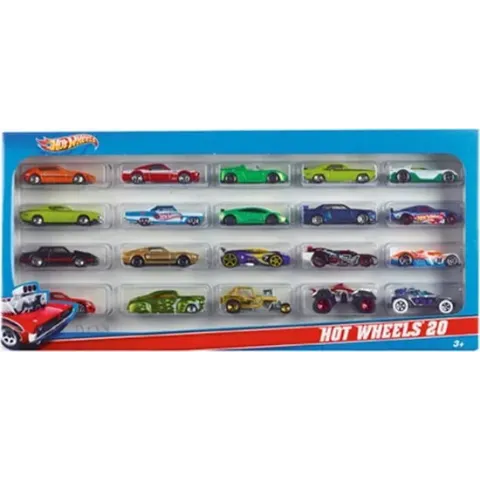 Hot Wheels Cadeauset met 20 Auto's